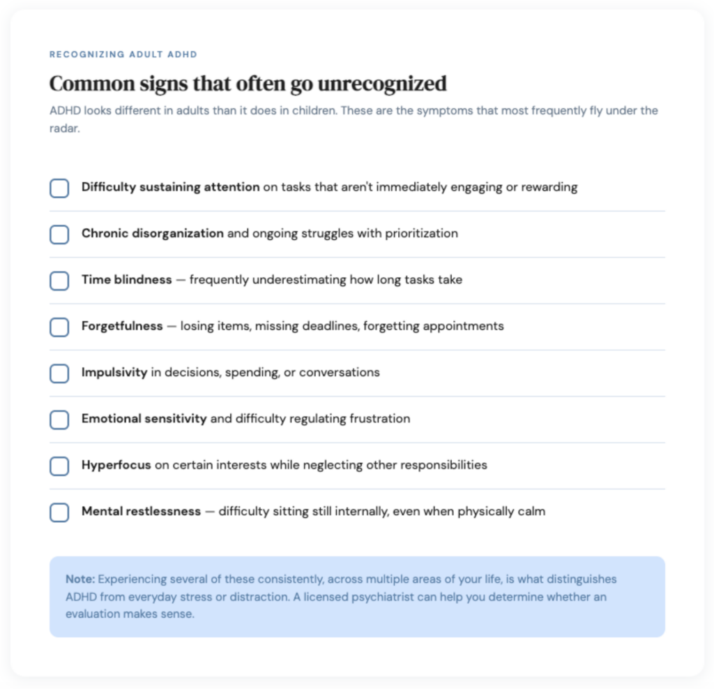 adhd-Symptom-checklist